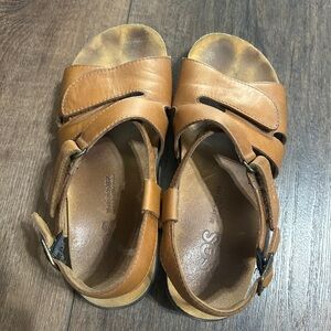 SAS Tripad Comfort Tan Leather Sandals - Women’s Size 7 M - Made in USA